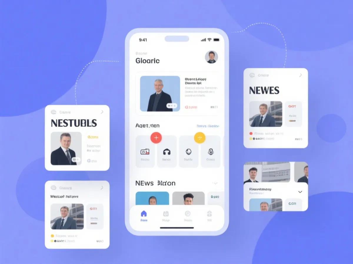 平台信息与应用入口展示